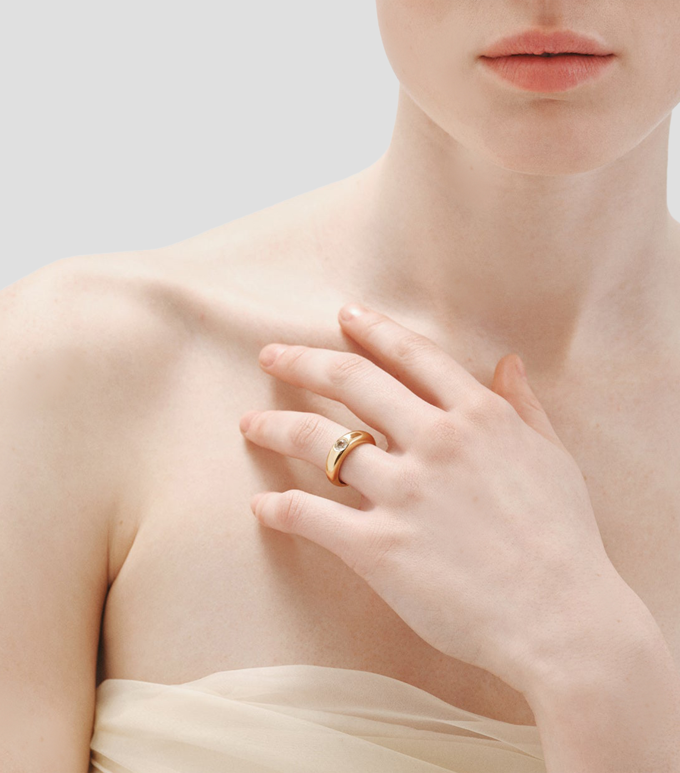 Anillo en Plata .925 con topacio Mujer